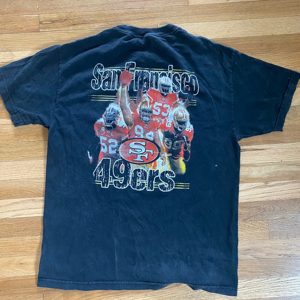 vintage style football tee